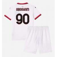 AC Milan Tammy Abraham #90 Vonkajší Detský futbalový dres 2024-25 Krátky Rukáv (+ trenírky)